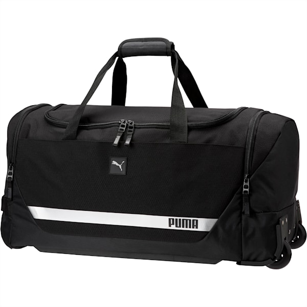 PUMA Formation 2.0 24" Rolling Duffel Bag, Black, extralarge